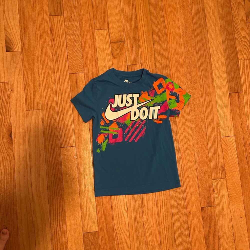 Nike Kids Blue Graphic T-Shirt